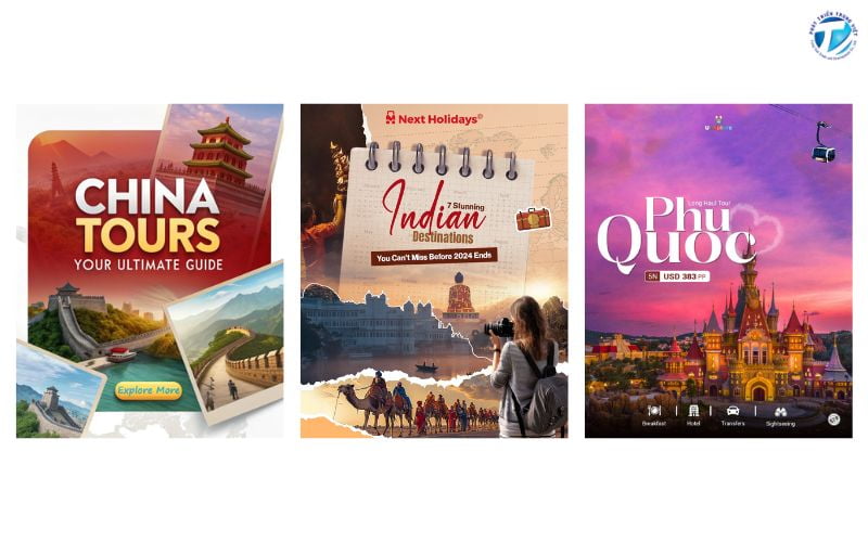  Mẫu poster du lịch phong cách hiện đại, sáng tạo